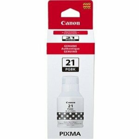 CANON COMPUTER SYSTEMS G I21 PigmentBlk AMR InkBottle GI21PGBKAMR